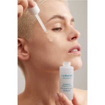 Lumene Nordic Sensitive [HERKKÄ] Weightless ser cu textura fina pentru a calma si intari pielea sensibila - imagine 3